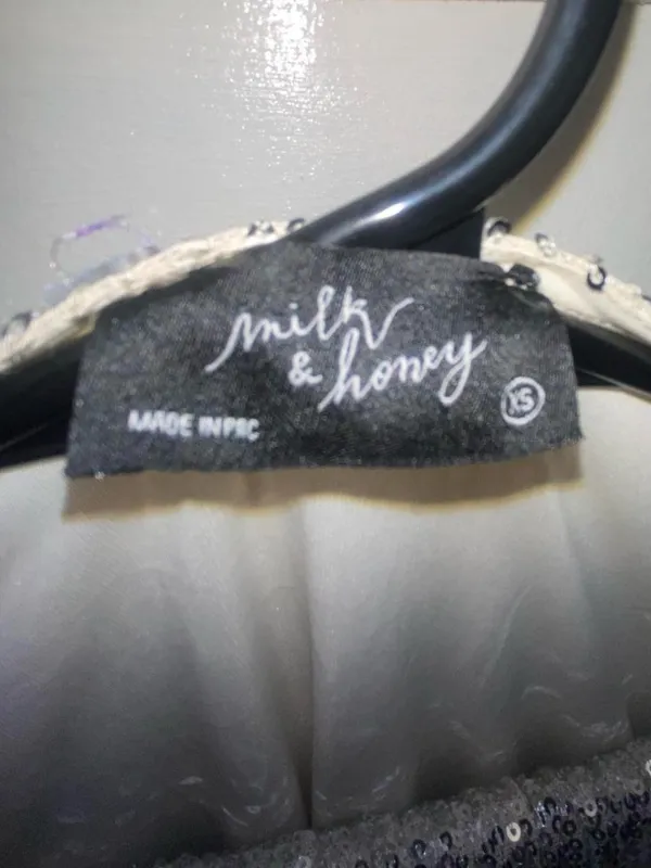 Milk & Honey Cream silver sequins Set - Image 3