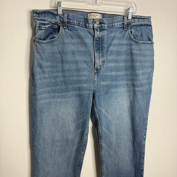 Abercrombie & Fitch The 90s Straight‎ Ultra High Rise Size 35/20 Minimalist - Image 3