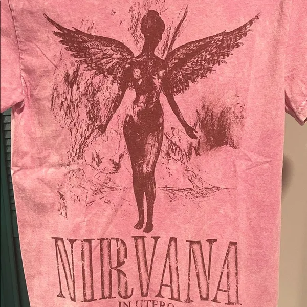 NIRVANA vintage graphic music tee In Utero Size small - Image 2