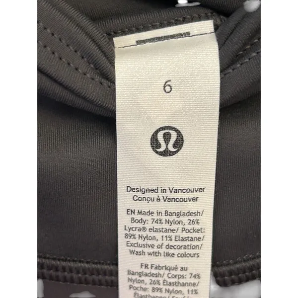 Lululemon Wunder Under SmoothCover High-Rise Tight 25" Size 6 Graphite Grey - Image 7