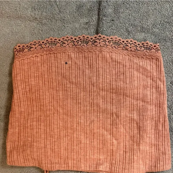 NWT Aeropostale Pink Seriously Soft Cropped Bungee Cami‎ Tank Top Size Medium - Image 3