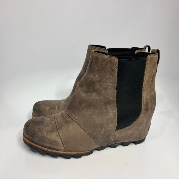 Sorel Lea Wedge Booties leather size 10‎ - Image 4
