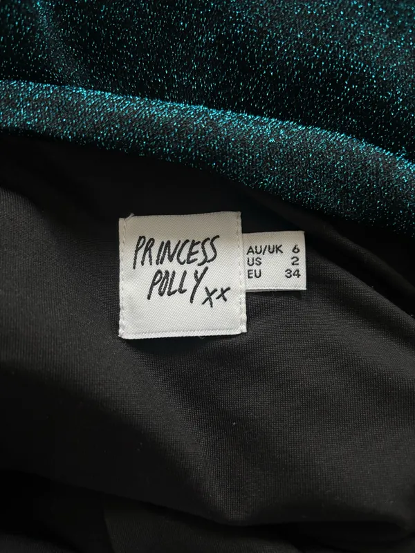 Princess Polly Dress Mini Teal - Image 3