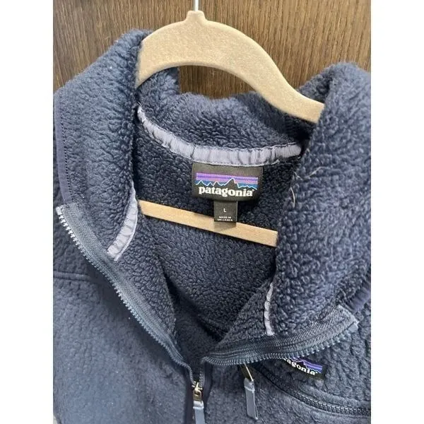 Patagonia‎ Women's Retro Pile Fleece Hoody Large - Image 2