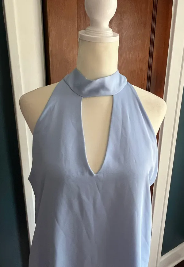 NWT Sleeveless Shift Blue Size L - Image 2