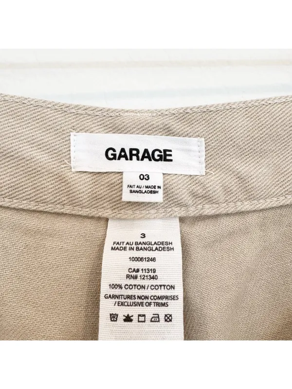 Garage Jeans Size 26‎ Tan Carpenter Cargo Wide Leg Rigid High Rise Grunge Punk - Image 5