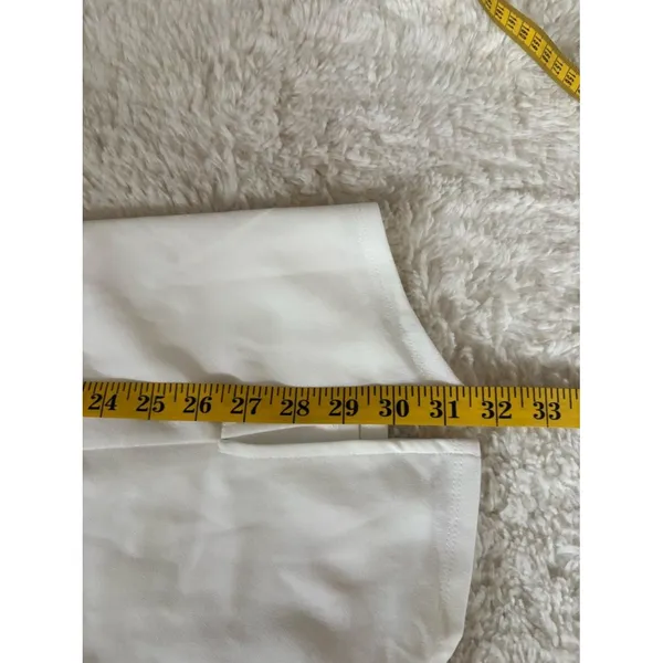 Lulus Party for Two Ivory Asymmetrical Bodycon Mini Dress Size Large Bridal Sexy - Image 8