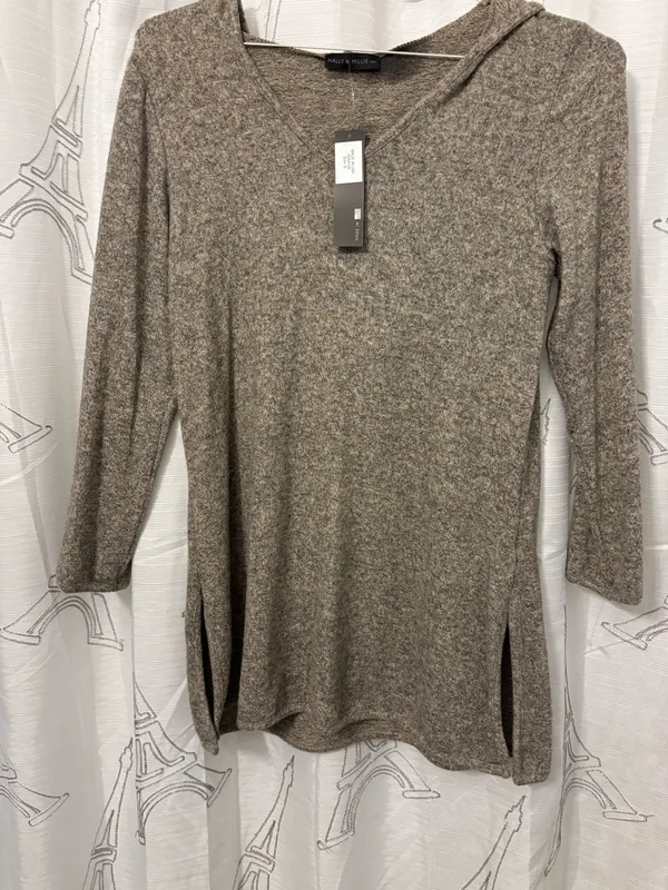 Sweaters with hood Gray - Image 5