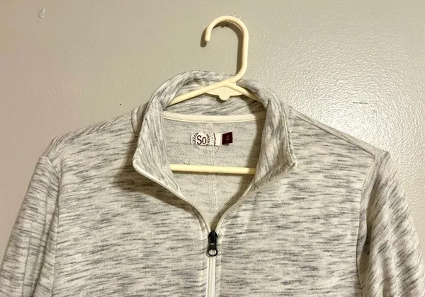 SO Grey Quarter Zip, Weekender Pullover Gray Size M - Image 3