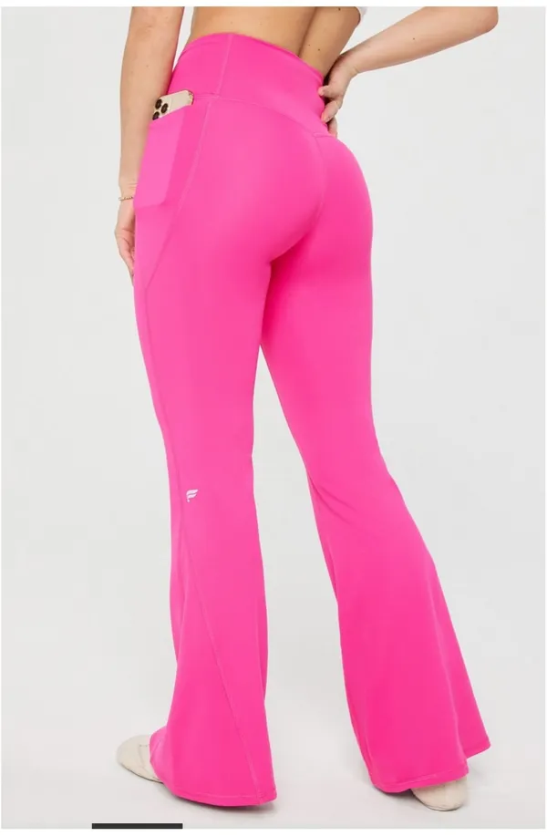 Oasis PureLuxe Fabletics High-Waisted Crossover Flares - Image 2