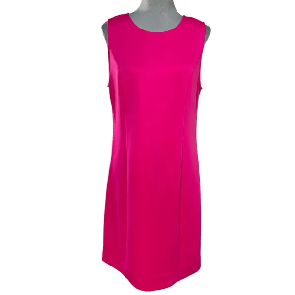 LILLY PULITZER Mila Shift Dress size Large - Scuba Fabric - Image 4