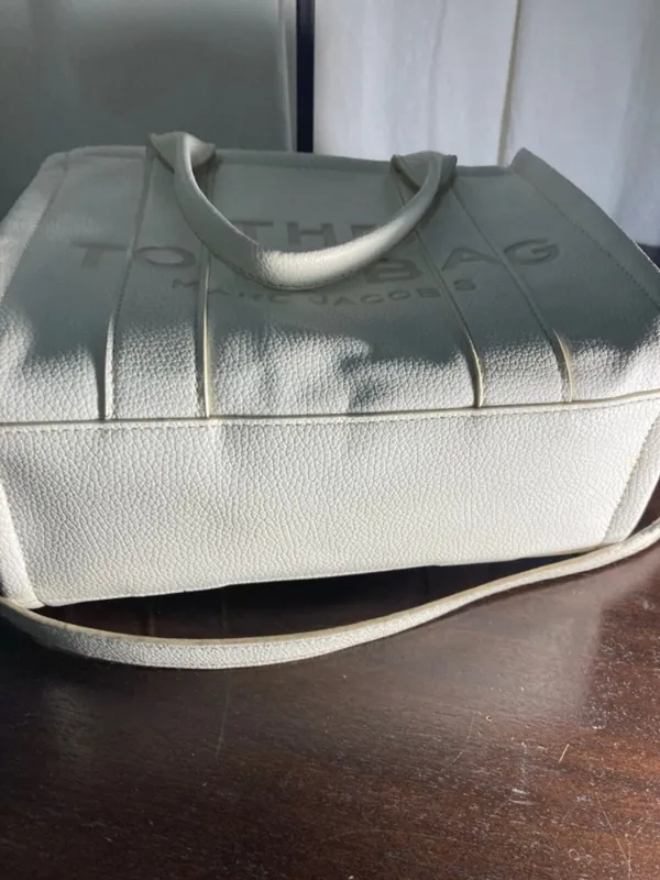 Cream The Tote Bag Small Leather Shoulder Tote - Image 13