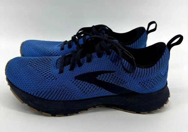 Brooks Revel 5 Performance Running Shoes Road Workout Athletic Blue Black 8M - Image 5