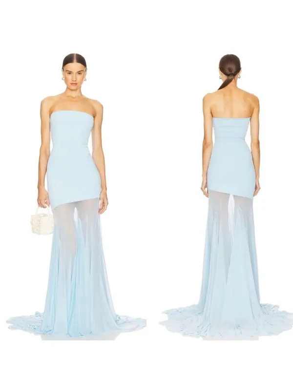 Deme by Gabriella x REVOLVE Dahlia Gown in Blue - Image 4