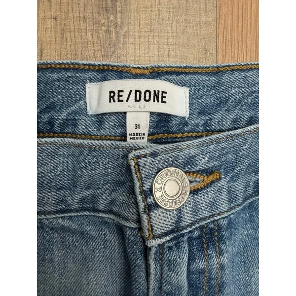 RE/DONE‎ Wide Leg Jeans 31 Vintage Flow High Rise Lyocell Blend - Image 4