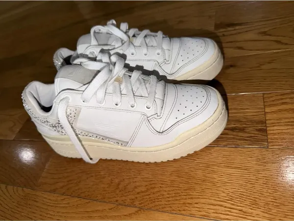 Size 6.5 US Women’s Adidas Forum Bold Crystal White Women - Image 14
