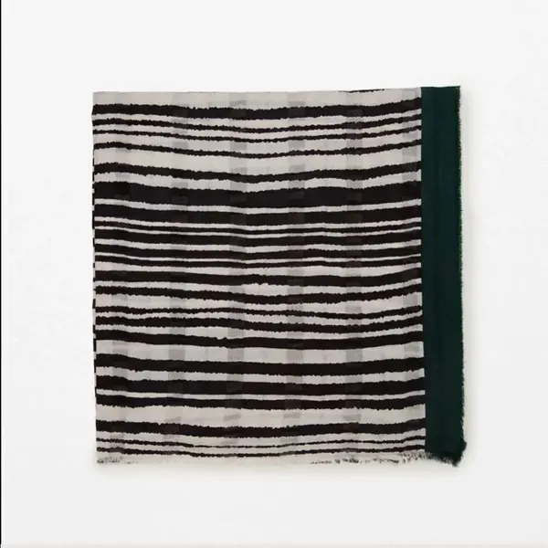 ✨Hp✨Two-Tone Printed Scarf✨ - Image 3