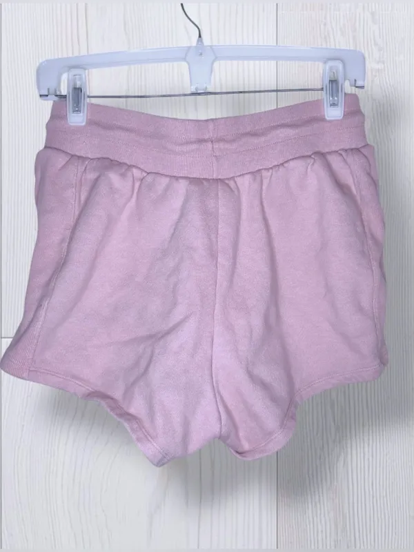 CHAMPION Dusty Rose Drawstring Athletic Sweat Shorts with Pockets - Image 4