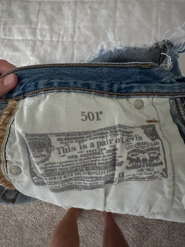 Levi's 501 Denim Shorts - Image 4