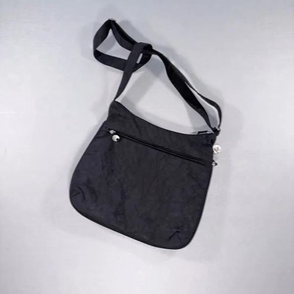 Travelon Anti-Theft Expandable Crossbody Bag Black Nylon Multi-Pocket Travel Bag - Image 2