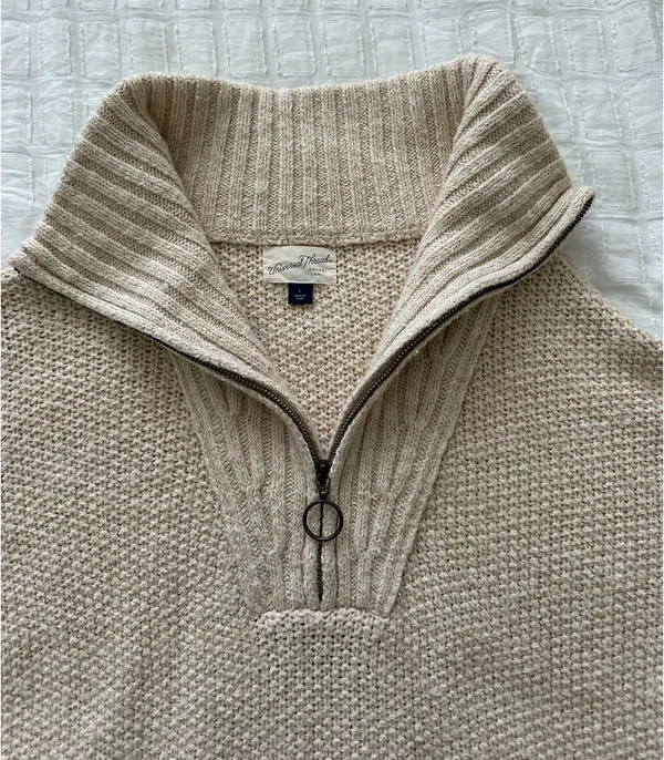 Universal Thread Half-Zip Sweater - Image 3