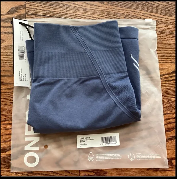 Oner Active Slate Blue Effortless Shorts - Image 3