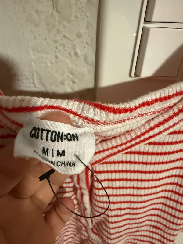 Cotton On Cotton Stripped Tank Top - Image 2