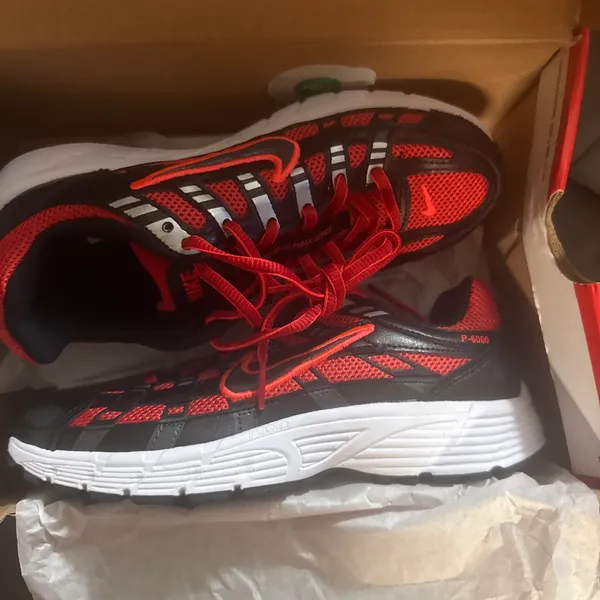 Nike Shoes Kids 5 y red and black gray - Image 5
