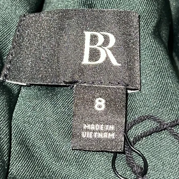 NWT Banana Republic Soraya Butterfly Sleeve Midi Dress Hunter Green Size 8 Vneck - Image 8