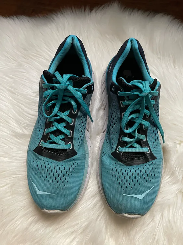Hoka One One Cavu Running Shoes Womens Size 9.5 Teal - Image 3
