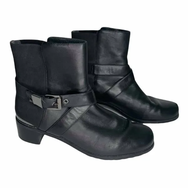 Stuart Weitzman Manlow Buckled Ankle‎ Bootie - Image 2
