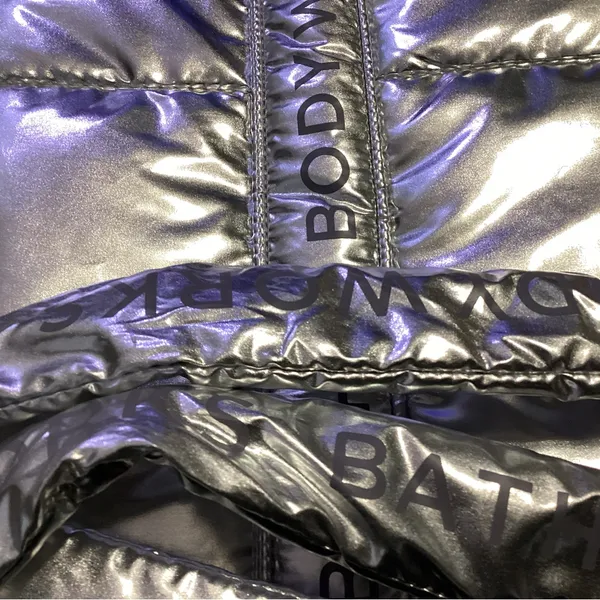 Bath & body Works Silver metallic Tote Bag - Image 8