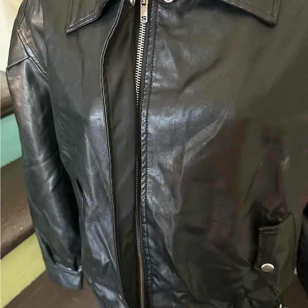 Wild Fable Women’s Black Zipper/Snap Jacket Size S NWT - Image 2