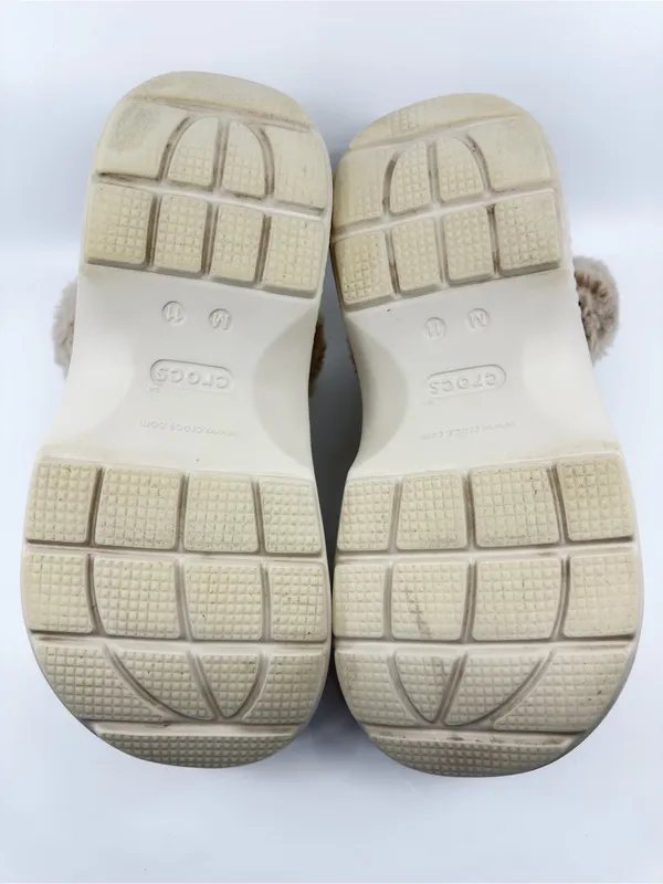 Crocs Stomp Lined Clogs color stucco, featuring a thick platform sole SZ 11 - Image 5