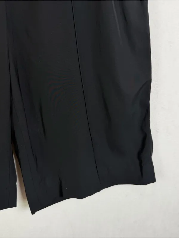 ALC Frank Women Sz 8 Black Bermuda Viscose Short Drawstring Pull On Quiet Lux Golf - Image 5