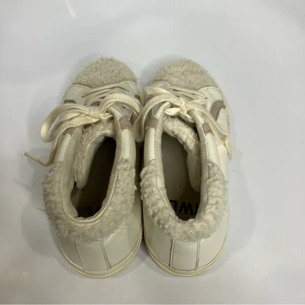 Madewell sidewalk Hightop Sneakers white leather casual unisex women’s‎ size 7.5 - Image 6