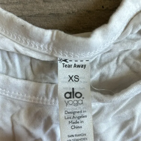 Alo white tank top - Image 2