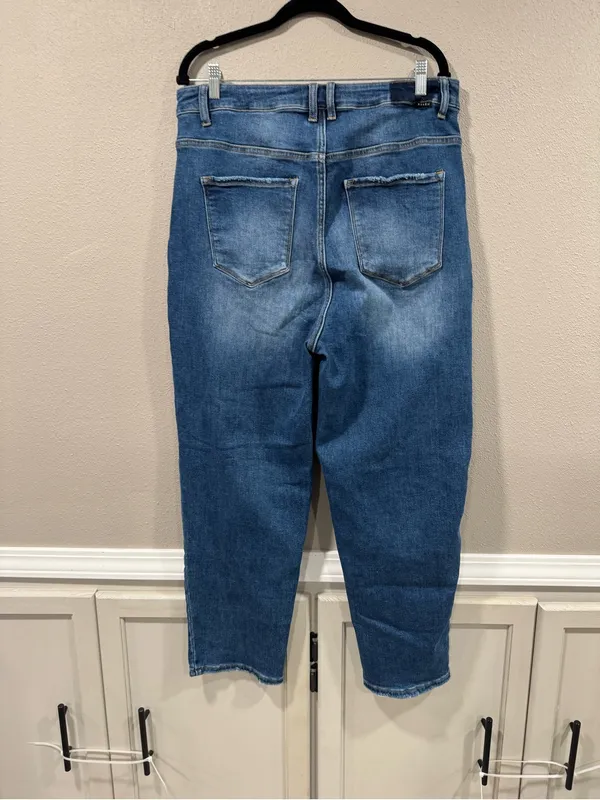 Risen Straight Leg Jean Blue Size 1X - Image 4