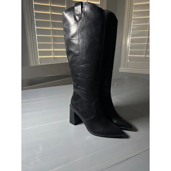 Knee High Boots Casandra Black New Women 10 - Image 10