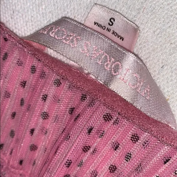 Victoria’s Secret Pleated Polka Dot Y2K Babydoll - Image 4