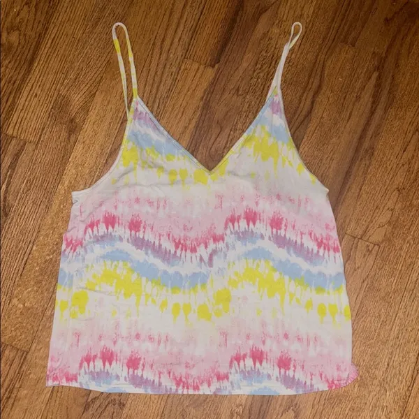 I JAK Tie Dye Intimate Smoothe Cropped Camisole Size Large - Image 2