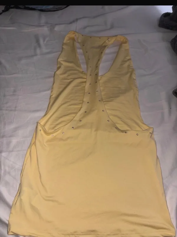Vestido Yellow Size M - Image 2