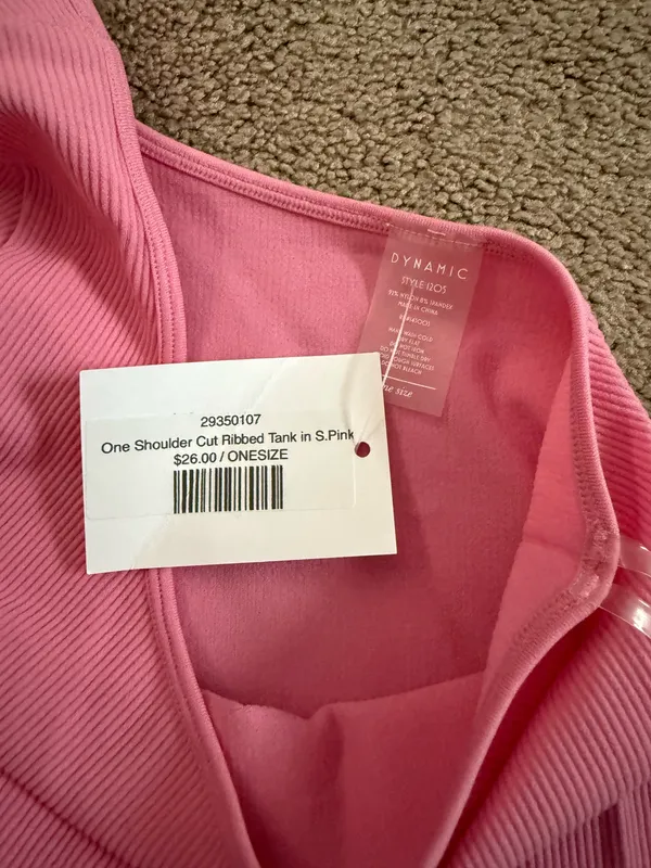 Pink Boutique Top Cropped tee with cutout Size XS - Image 3