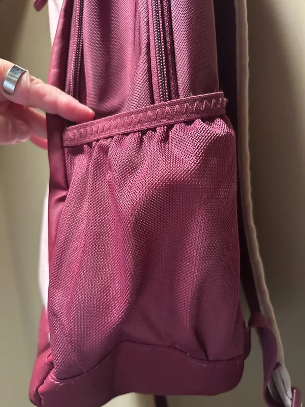 Under Armour Project Rock Brahma Backpack in maroon and pink - Image 10