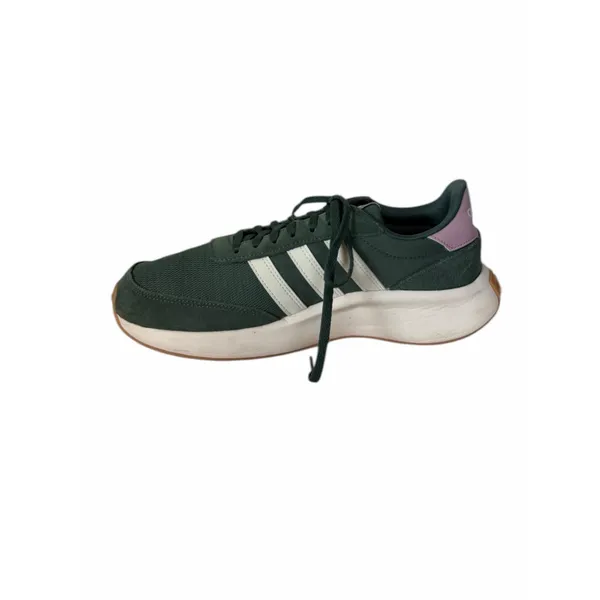 Adidas VL Court 3.0 Collegiate Green White Glow Pink Stripe Size 7.5 Soccercore - Image 4