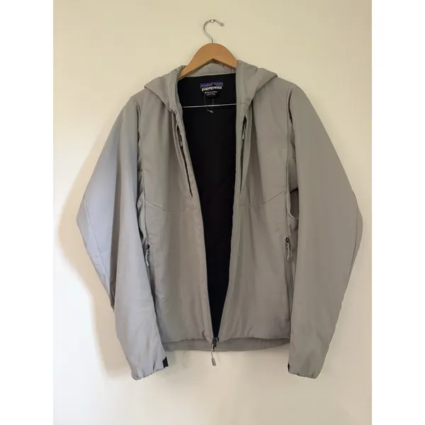 Patagonia Womens Medium Tough Puff Hoody Drifter Gray Jacket - Image 6