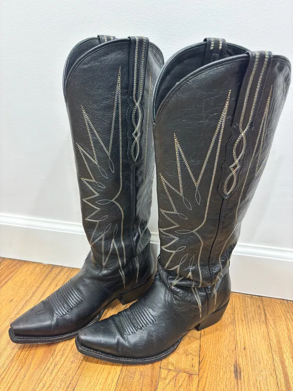 Tecovas Loretta boots midnight 7.5 Black - Image 3