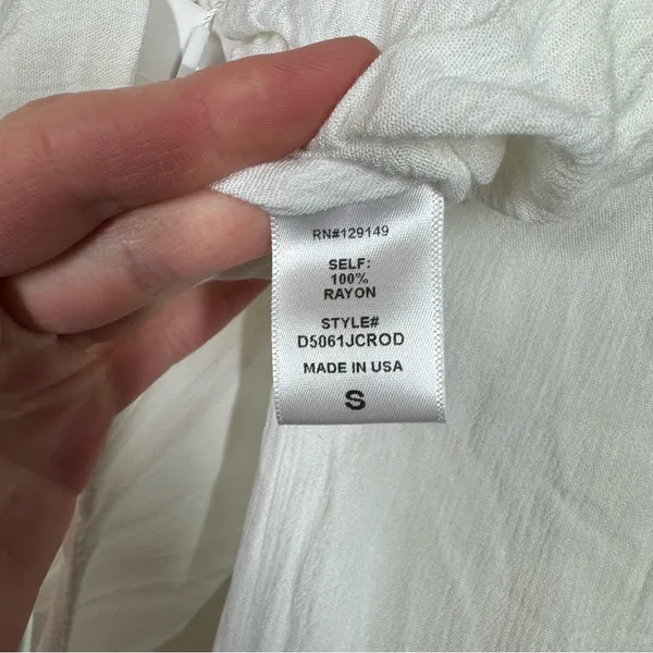 Dippin Daisy's Marla Mini‎ Dress in white size small nwt beach resortwear cruise - Image 5