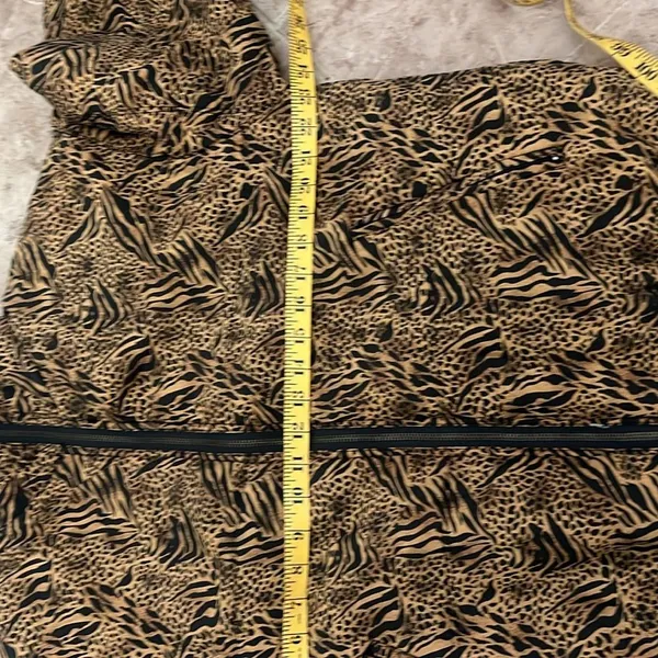 VTG Y2K Women Animal Print oversized Jacket Size S - Image 7