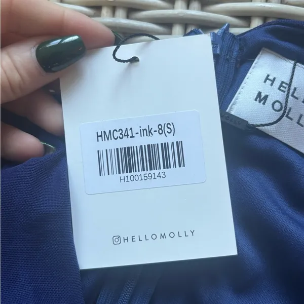 Hello Molly NEW WITH TAGS Party‎ It Up Cold Shoulder Ruched Dress 4 holiday - Image 7